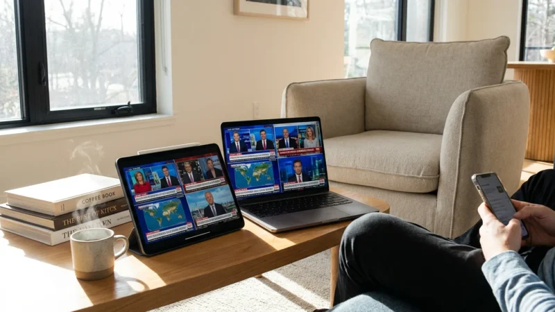 Live TV Streaming for News Addicts: The Best Options for Real-Time Coverage - guide